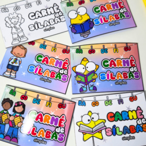 CARNÊ DE SÍLABAS SIMPLES
