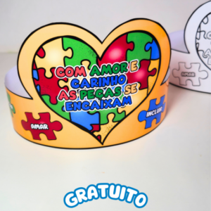 COROA CONSCIENTIZAÇÃO AUTISMO