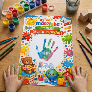 ATIVIDADE MÃOZINHAS - DIA DA ESCOLA