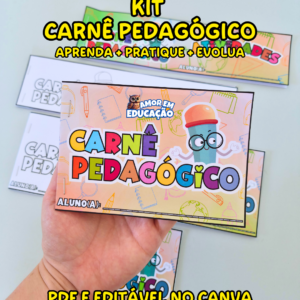 KIT COMPLETO CARNÊ PEDAGÓGICO