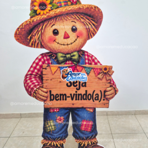 TOTEM ESPANTALHO JUNINO - BOAS VINDAS